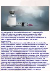 AXSteroids is the Ultimate Destination to buy Injectable Steroids.docx
