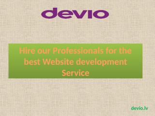 Hire our Professionals for the best Website development Service.pptx