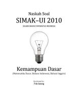 Naskah Soal SIMAK-UI 2010 Kemampuan Dasar.pdf