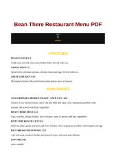 Menu of Bean There Restaurant.pdf